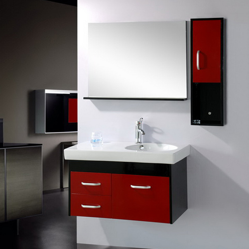 Wood bathroom cabinet SW-WD0005W
