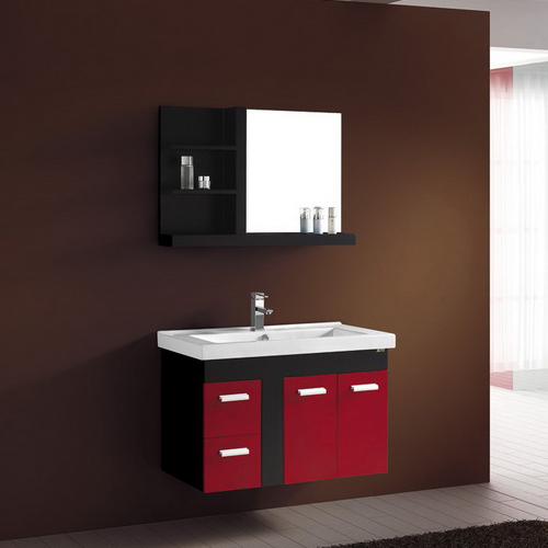 Wood bathroom cabinet SW-WD0051W