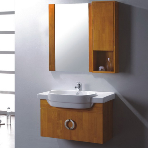 Wood bathroom cabinet SW-WD0024W