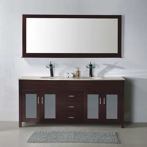 Wood bathroom cabinet SW-WD1002L