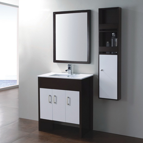 Wood bathroom cabinet SW-WD1018L